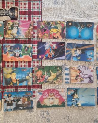 Lotto di 20 Carte DragonBall GT Santal 3D