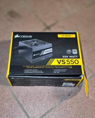 case corsair 100r + alimentatore corsair 550