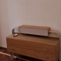 Mobile basso di legno massiccio