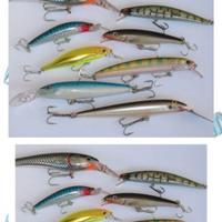 Artificiali pesca luccio , black bass e trota