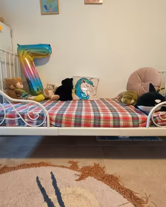 Letto e materasso allungabili per bambini