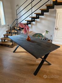 Tavolo JYSK ROSKILDE in rovere nero 95x200