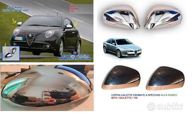 Calotte cromate specchio alfa giulietta mito 159 C