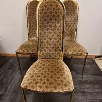 Tre sedie anni 70 della ditta Morex