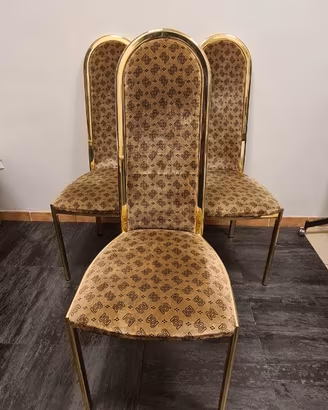 Tre sedie anni 70 della ditta Morex