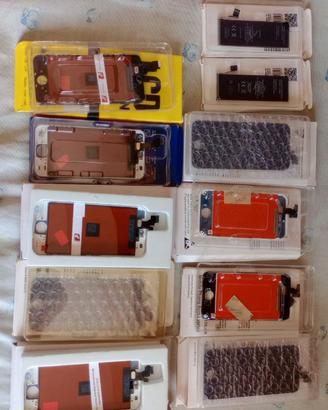 9 display di ricambio iPhone 5 + 2 batterie nuovi
