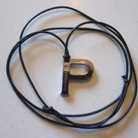 Ciondolo acciaio e diamante