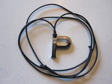 Ciondolo acciaio e diamante