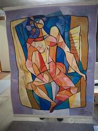 Arazzo con supporto – Icona contemporanea di Isaac