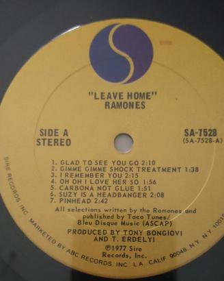 vinile ramones Leave home 