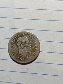 50 centesimi argento 1863 to nc