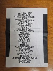 Foo Fighters Dave Grohl Setlist Milan 2026 Nirvana