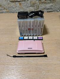 Lotto Console Nintendo DS Lite Rosa + 13 Giochi