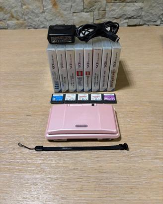 Lotto Console Nintendo DS Lite Rosa + 13 Giochi