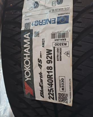 gomme auto nuove yokohama blue heart 4s 225/40r18