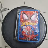 Astuccio completo triplo scomparto Spider-Man