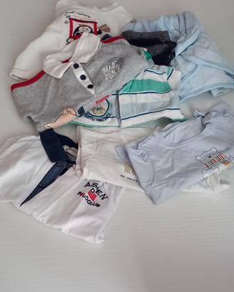 vestiti vari neonato 3-6 mesi maschio