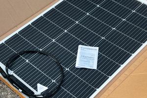 Pannello fotovoltaico semilfessibile 100W NUOVO