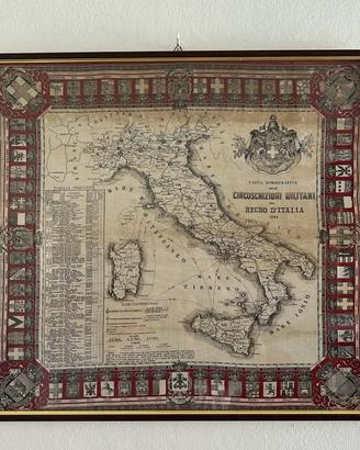 Fazzoletto/ mappa militare