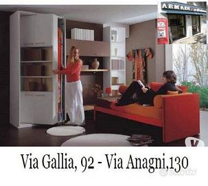 Letto a scomparsa singolo j11/38 -VIA GALLIA 92