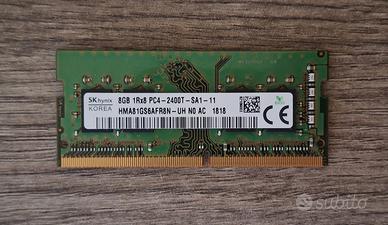 Memoria DDR4 Sodimm Hynix da 8GB