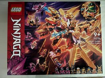 Lego 71774 Lloyd’s Golden Ultra Dragon - Nuovo