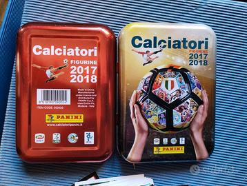 Scatola di latta Panini Calciatori 2017-2018