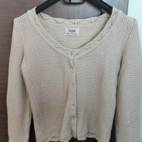 maglia Sisley in cotone con 6 bottoni 