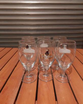 Set bicchieri birra Fischer cl. 40