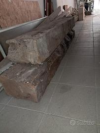 Travi legno massello