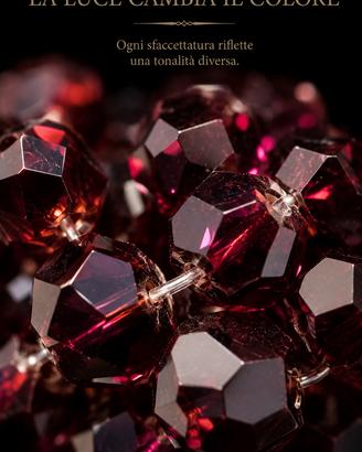 Orecchini cristalli boemi vintage clip