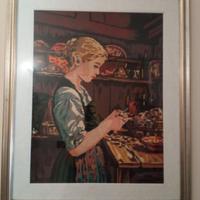 Quadro ricamato punto croce