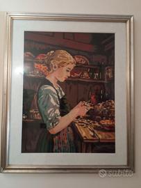 Quadro ricamato punto croce