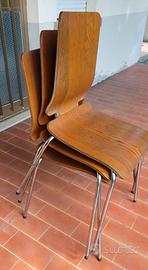 Seggiole in Legno e Metallo