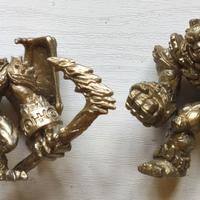 Lotto Gormiti Lord Agrom e FireSpitter Gold ORO