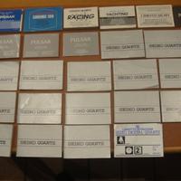 CITIZEN SEIKO PULSAR istruzioni per orologi