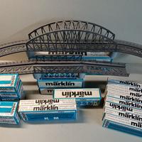 Marklin ponte ad arco rampe pilastri 