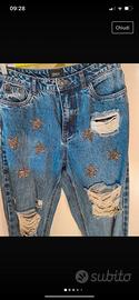 Jeans modello boyfriend taglia 27
