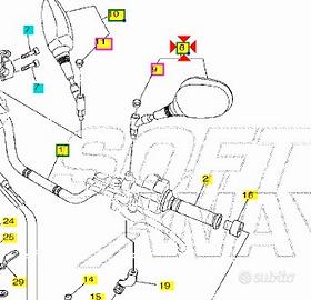 Specchio Sx Yamaha Super Tenerè 1200 23P262800000