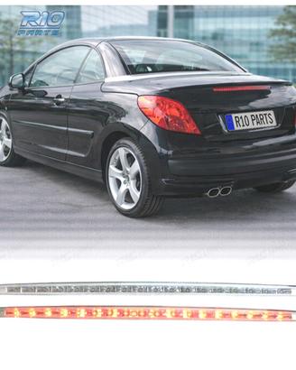 TERZO STOP PER PEUGEOT 207 CC A LED CROMATO