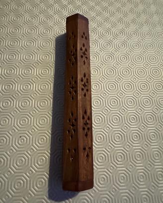 Porta incenso in legno apribile