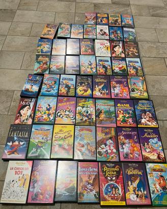 Lotto stock videocassette whs disney vintage 53
