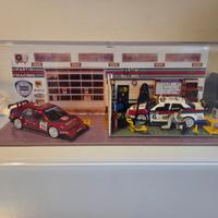 Alfa romeo 1;43 alfa 155 dtm diorama