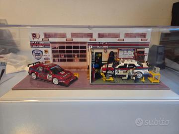 Alfa romeo 1;43 alfa 155 dtm diorama