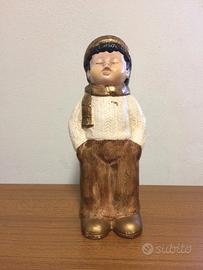 Fanciullo cantore in ceramica - Collezione Galileo