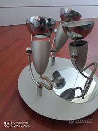 lampada plafoniera tre punti luce