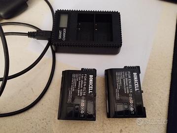 Nikon D7000 - batterie con caricabatterie digital