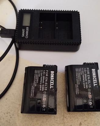 Nikon D7000 - batterie con caricabatterie digital