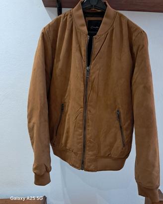 Giubbotto bomber marrone taglia M