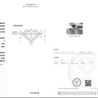 Anello solitario oro bianco e diamante 4ct top lab